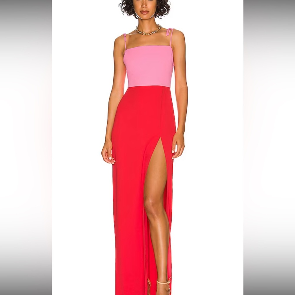 Amanda Uprichard X REVOLVE Avani Gown in Pink